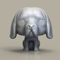 braco.302.png Fichier STL FUNKO POP CHIEN (WEIMARANER)・Idée pour impression 3D à télécharger