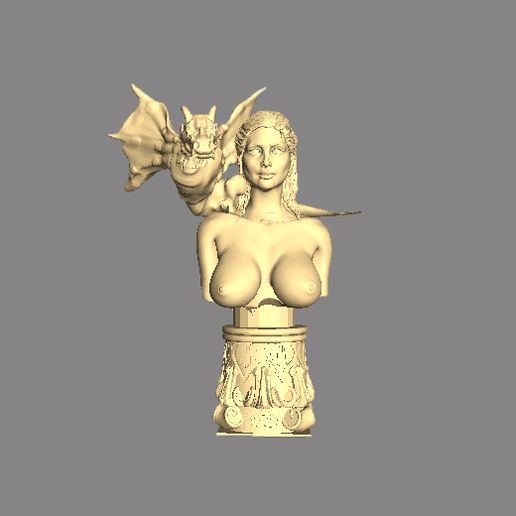 Mother of Dragons (Emilie Clarke) - 3D model önizlemesi