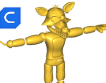 foxy 3D model preview