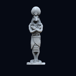 IMG_2632.png Fichier STL Khonshu Moon Knight statue stl・Modèle à imprimer en 3D à télécharger
