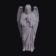 Praying_Satan_0001.jpg Winged Angel Praying In Draped Robes