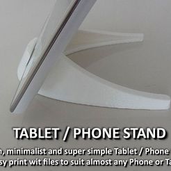027b5143a19395088922cebc2abe35ea_display_large.jpg Fichier STL gratuit Tablette / Support Téléphone・Modèle à télécharger et à imprimer en 3D