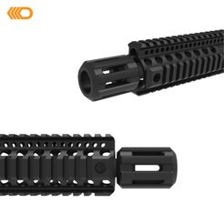cenas cults-01.jpg Файл STL Airsoft - Muzzle Break 1・Шаблон для 3D-печати для загрузки