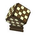 Chess_Board_V1_1.43.jpg Tablero de ajedrez cúbico - Modelo 3d imprimible - Ficheros STL - Tipo 1