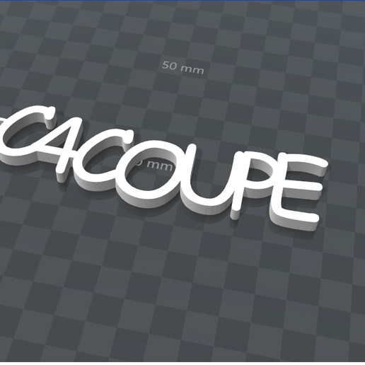 PERSONALIZABLE KEYCHAIN ​​C4COUPE