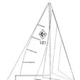 westerly_25_drawing.jpg Sailboat TIGER 25 Westerly