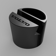 Volvo.png Car cup phone  holders with Car logos and small storage  for car cup holders or desk use