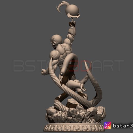 05.JPG Super Frieza fighting from Dragon Ball Z 3D print model
