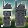 3.jpg Multi-storey brick store with roof windows, chimney and shopfront sign (7) - Medieval Gothic Feudal Old Archaic Saga 28mm 15mm RPG
