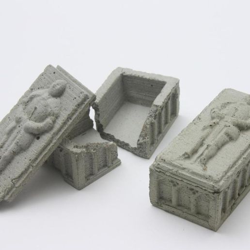 67586a022fe3dfb9ae7db394489e9212_display_large.JPG Knight sarcophagus (concrete)