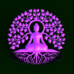 Buda-Arbol-R.png Bouddha en harmonie avec la nature