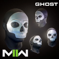 cod ghost mask 3D Models to Print - yeggi
