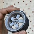 IMG_8341.jpeg Wheel Mirror Ornament Keychain Decoration Car Rim SSR Professor SP1 With Tire And Brake Disc