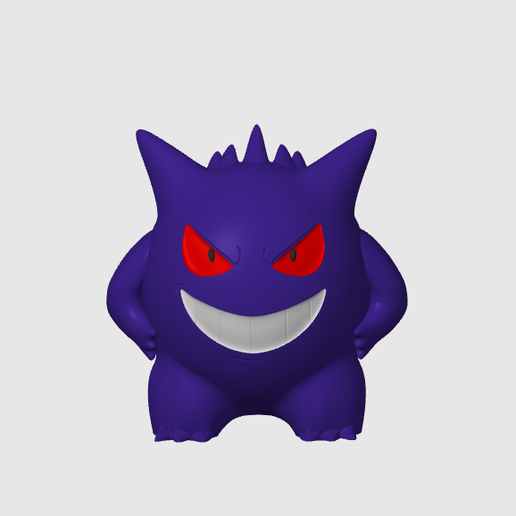 🐉 Gengar (#094) Pokémon・ STL File for 3D printing・Cults