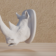 0015.png Télécharger fichier Fichier : Animaux Trophée Rhinocéros au format numérique • Plan pour imprimante 3D, Mak3_Me_Studio