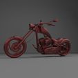 1.jpg Big Dog K9 Chopper Motorcycle 3D Model For Print
