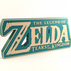 IMG_20230501_111701.jpg STL file The Legend of Zelda Tears of the Kingdom display piece and magnet sign・3D printer model to download