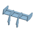 Audi_RS5_dtm.png STL file Carrera 132 Audi RS5 DTM rear wing・3D printer model to download