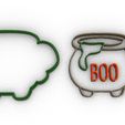 olla1.jpg Fichier STL COUPEUR DE BISCUITS POT HALLOWEEN-COOKIE CUTTER POT HALLOWEEN・Design pour imprimante 3D à télécharger