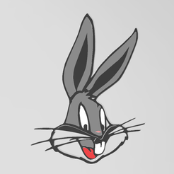 preview.png STL-Datei Bugs Bunny Mehrteiler・3D-druckbares Modell zum Herunterladen