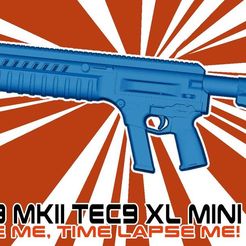 FGC9-MKII-TEC9-XL-MINI.jpg Download free STL file FGC9 MKII TEC9 XL Mini 1/6 scale • 3D printer template, UntangleART