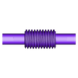 CD65İ45WSGK1_W.stl Worm Gear - Center D. 100 mm - Ratio 45 & 50 - Worm with Shaft