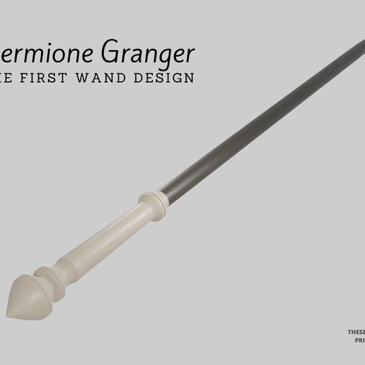 Magic Wand STL - Witch First Wand Replica