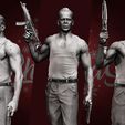 122722-Wicked-Die-Hard-Sculpture-05.jpg Wicked Movies John McClane Sculpture: Tested and ready for 3d printing