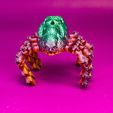 IMG_2467.jpg Archivo STL Rey araña articulado Halloween・Design para impresora 3D para descargar