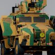 14.jpg BMC kirpi MRAP - incluye interior - Fully Rigged Low-poly