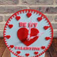 IMG20240123104952-removebg-preview.png Multicolor Be My Valentime Desk/Table Clock