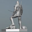 Preview13.jpg Geralt vs The Crones The Witcher 3 - Henry Cavill Version 3D print model