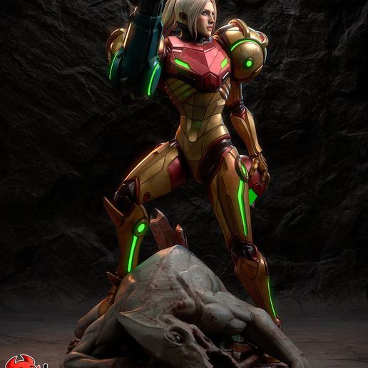 👾 Samus・ STL File for 3D printing・Cults