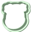 Contorno.png Dog 4 50mm cookie cutter
