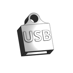 e62225e9-bda8-4764-8c3b-90d2274881f7.png Archivo 3D gratuito TPU Mini USB Schlüsselanhänger・Objeto imprimible en 3D para descargar