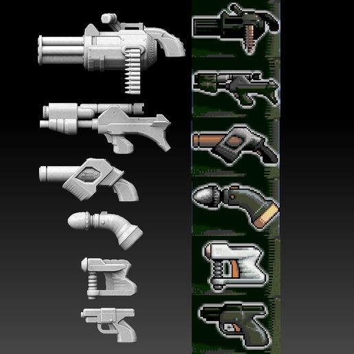 🤖 Syndicate Guns・ 3D File for ・Cults