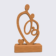 Shapr-Image-2024-01-13-153528.png Family love, ring of love silhouettes, Parents and Child Sculpture, Father, Mother Love statue, Family Love Figurine, Mother's Day gift, anniversary gift