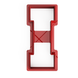 Varsity-I-2.png Archivo STL Cortapastas Letra I Estilo Varsity・Modelo de impresión 3D para descargar