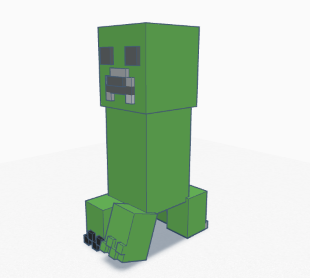 Download STL file Creeper minecraft Mob • 3D printing model • Cults