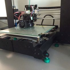 055.JPG Free STL file (updated)wanhao duplicator i3 adjustable feet・3D print model to download