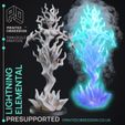 Lightning-Elemental-1.jpg Lightning Elemental - Dr Frankensteins Monster - PRESUPPORTED - Illustrated and Stats - 32mm scale