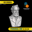 Jules-Verne-Personal.png 3D Model of Jules Verne - High-Quality STL File for 3D Printing (PERSONAL USE)