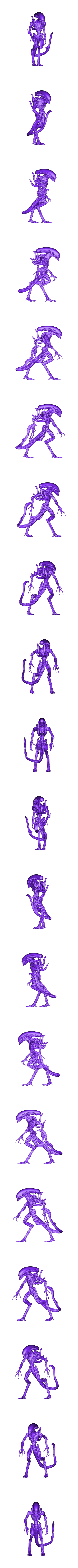 Alien_Final_decimated_Pose2_155kpts.OBJ エイリアン・ポーズ