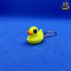 IMG_25272.jpg Porte-clés canard en caoutchouc - Impression facile et rapide - Sans support