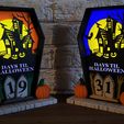 006.jpg HALLOWEEN COUNTDOWN CALENDAR - WITH LED LIGHTING - ENGLISH AND FRENCH VERSION