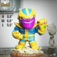 7.jpg Thanos Chibi STL for 3D Printing ChibiSTL 3DXM