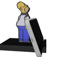 g.png Fichier STL Support de téléphone Homero・Objet imprimable en 3D à télécharger