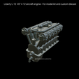 Nuevo-proyecto-2022-01-03T172633.621.png Liberty L-12 45° V-12 aircraft engine - For model kit and custom diecast