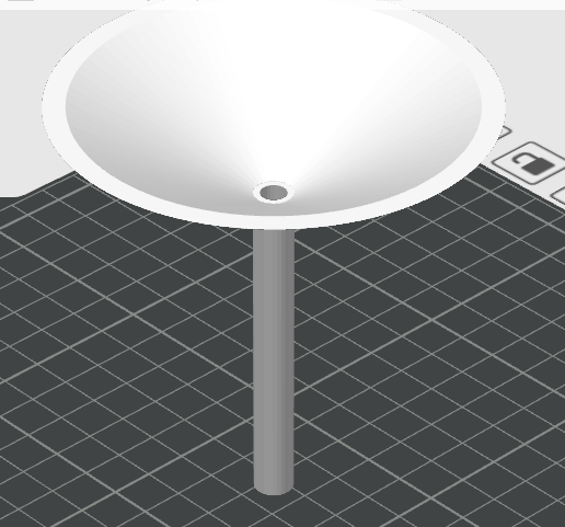 100mm Funnel - 3D model önizlemesi