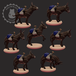 collage_donkey_pack.png Donkey Set (con y sin mochilas)
